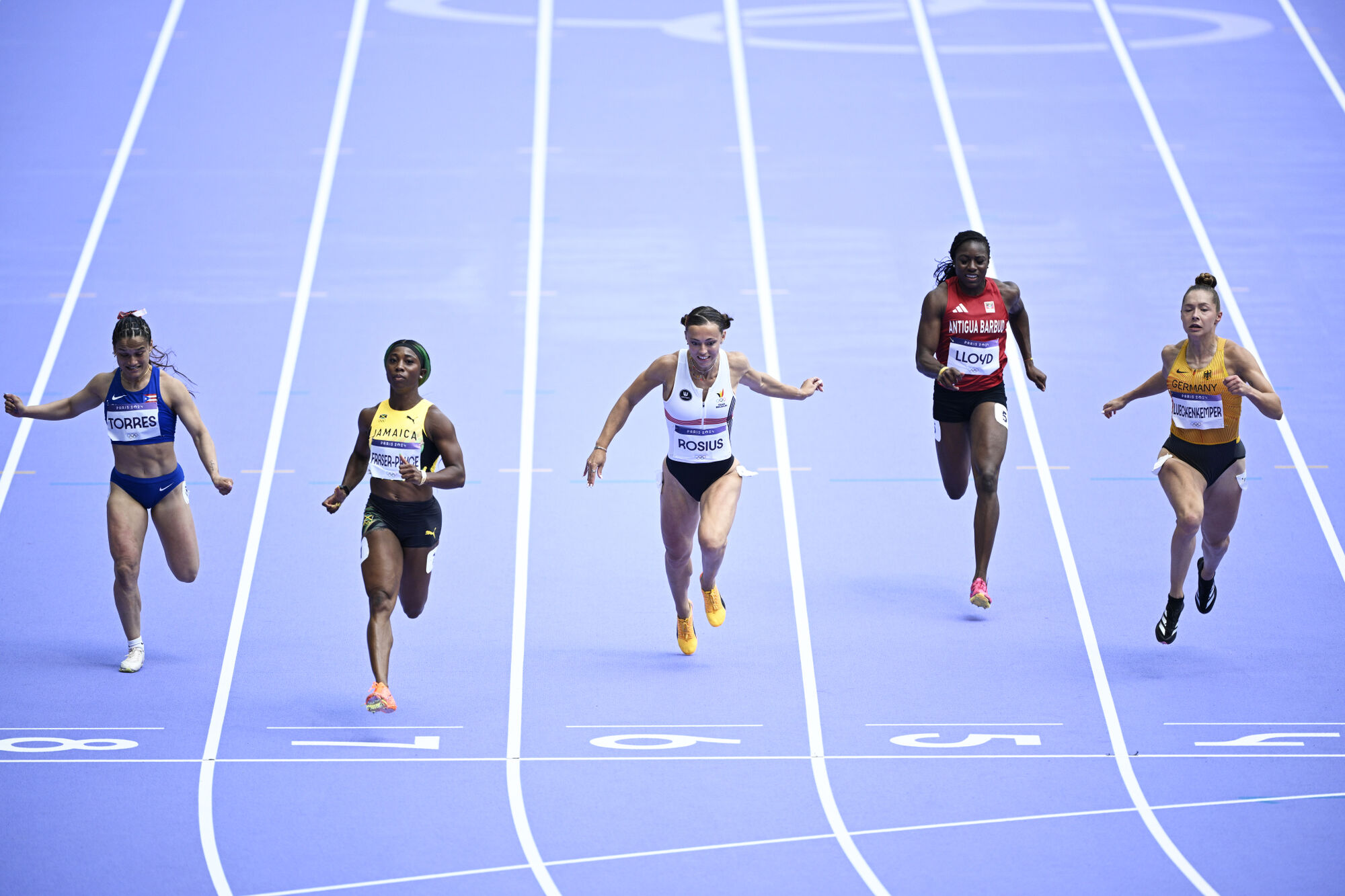 Rani Rosius als een speer naar halve finales 100 meter Olympische Spelen