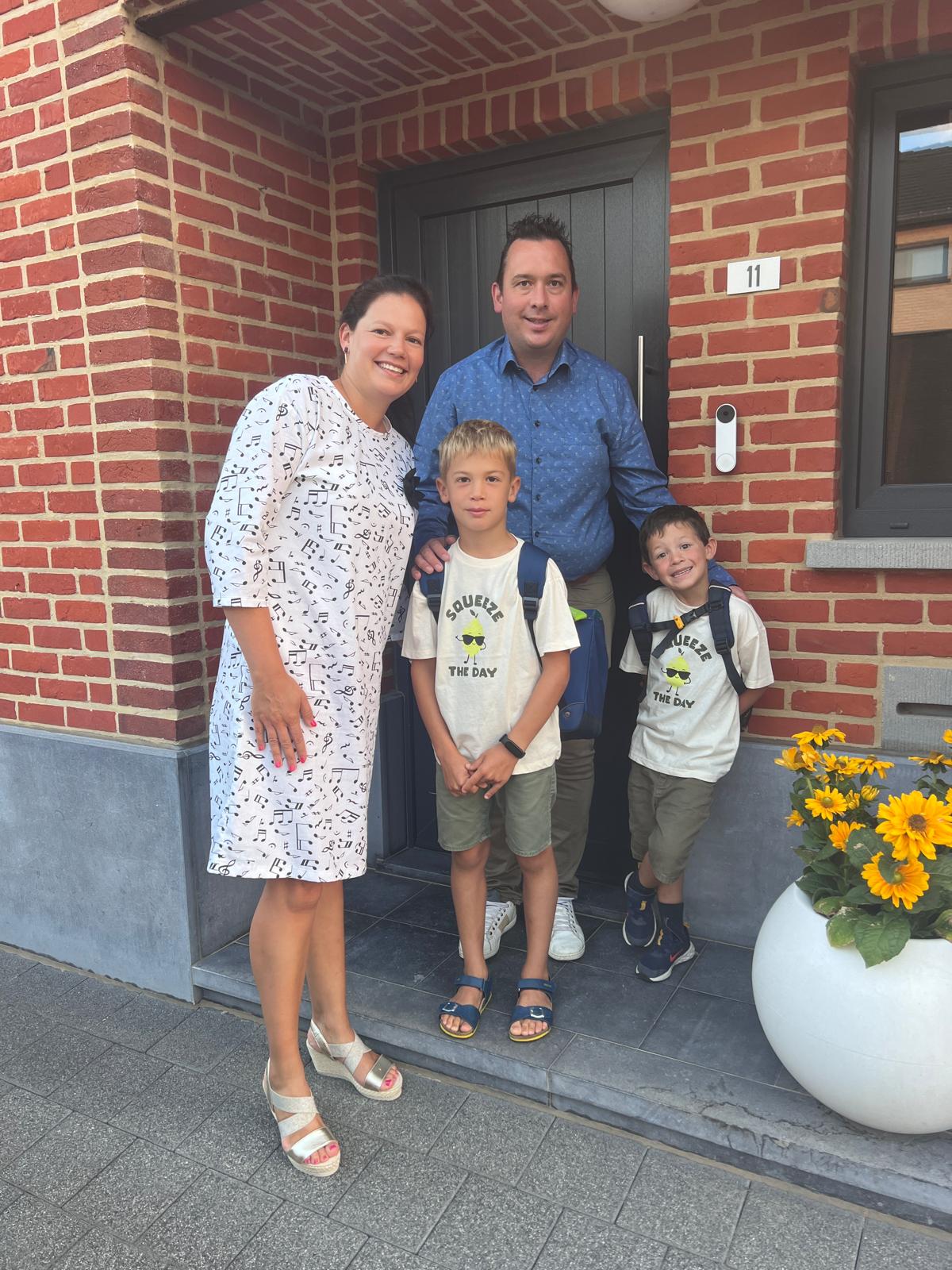 Eerste schooldag in Limburg