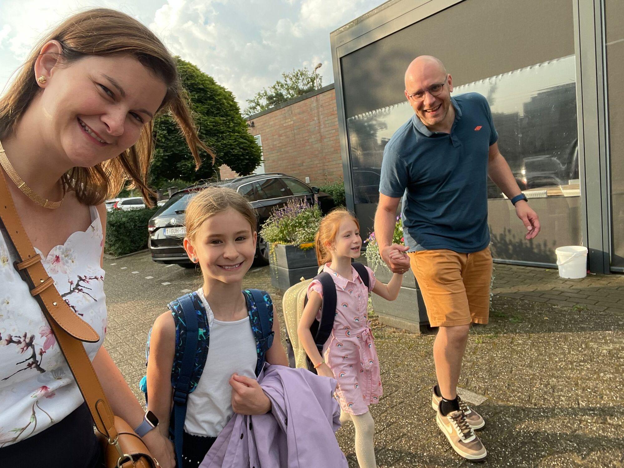 Eerste schooldag in Limburg