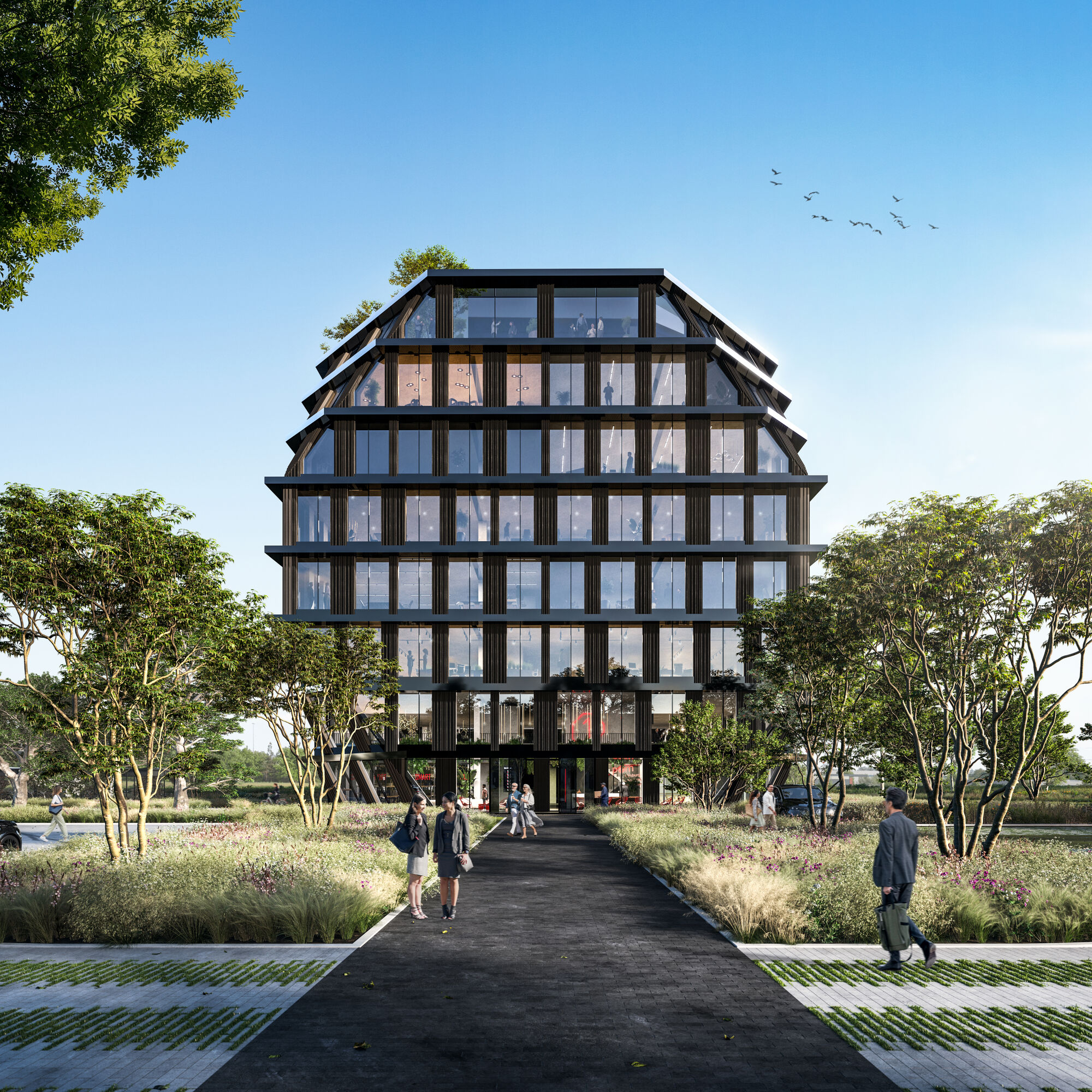 Nieuw poortgebouw vormt sluitstuk van reconversie Ford-site in Genk