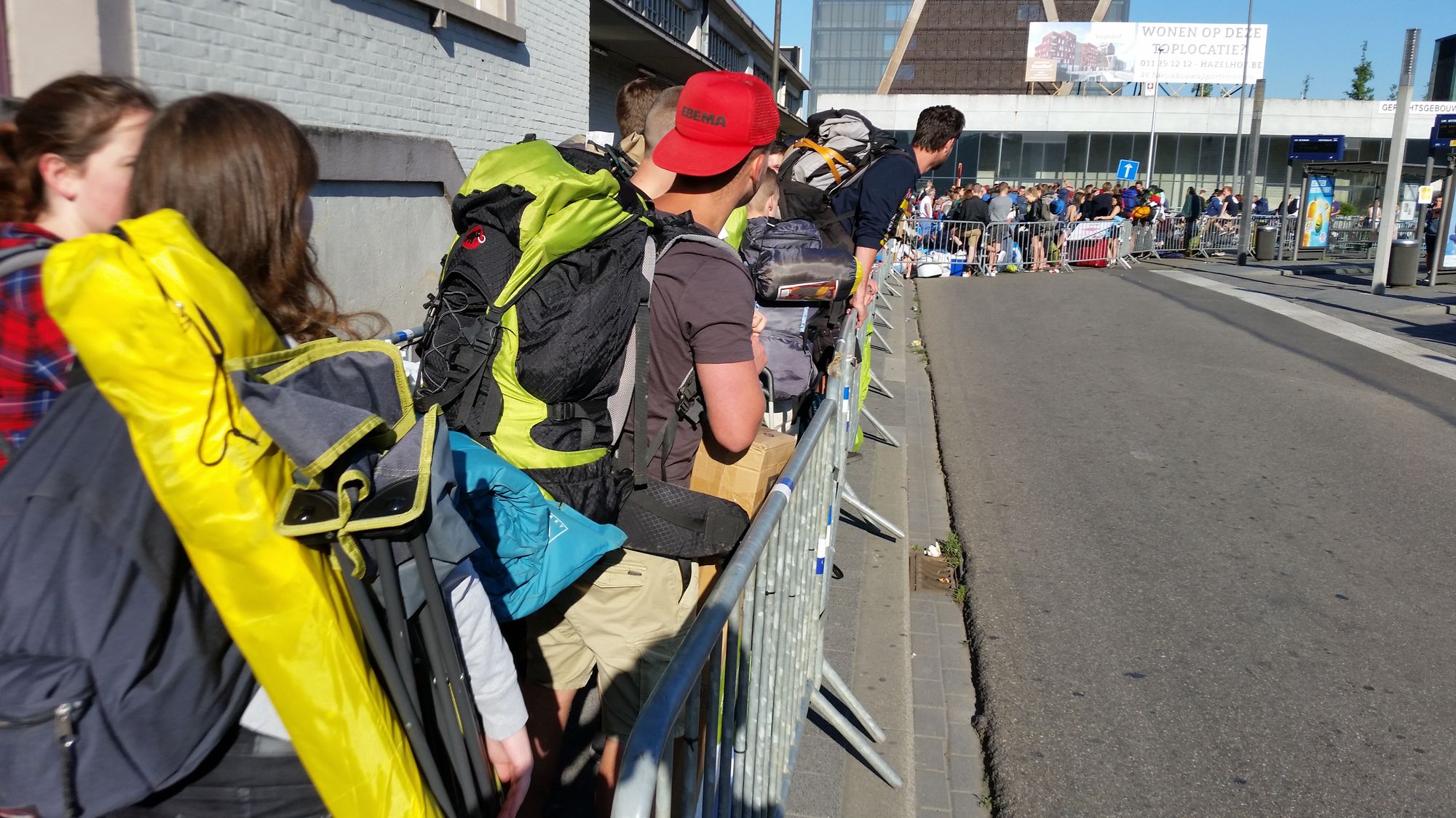 Eerste festivalgangers trekken richting Pukkelpop