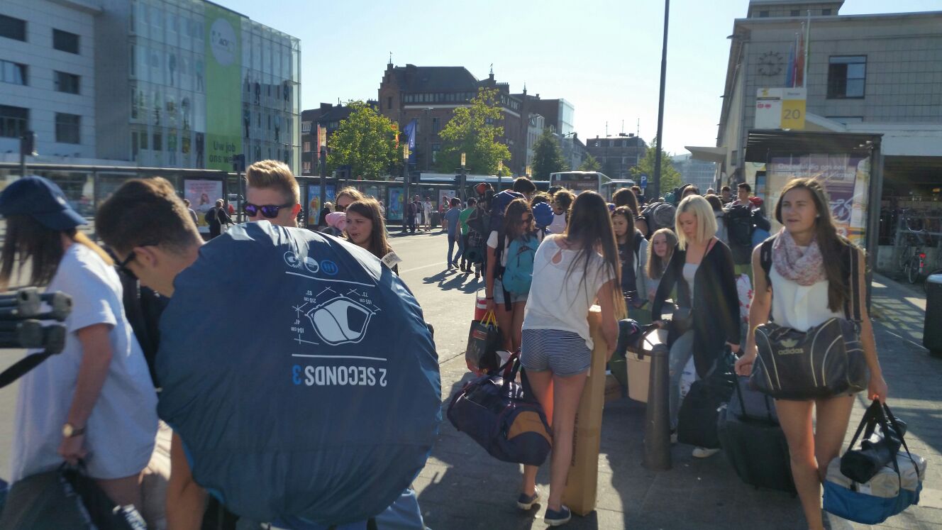 Eerste festivalgangers trekken richting Pukkelpop