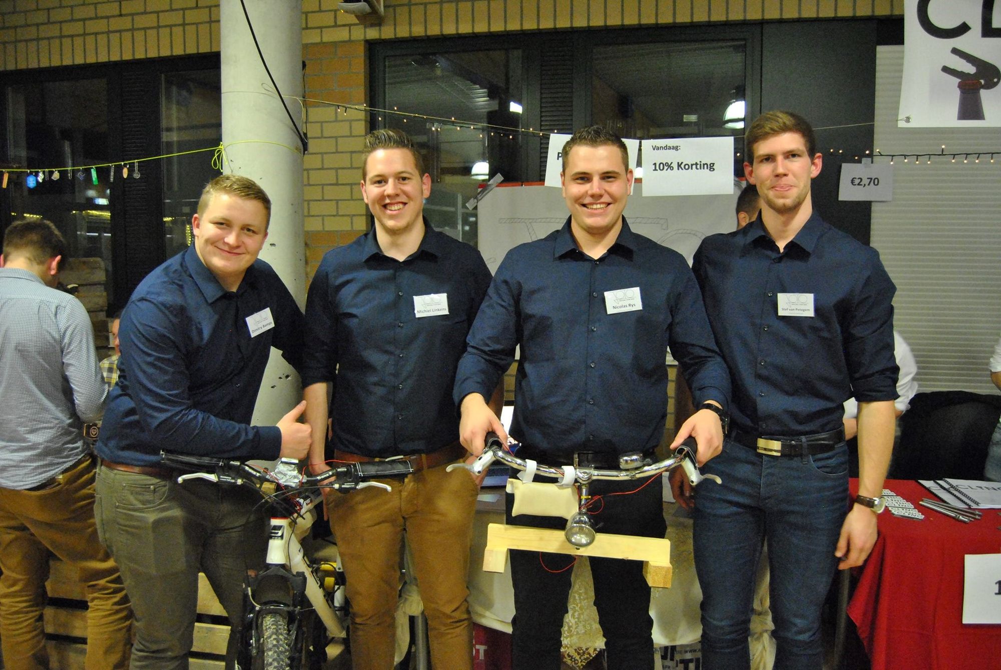 PXL-studenten ontwikkelen fietshandvatverwarmers