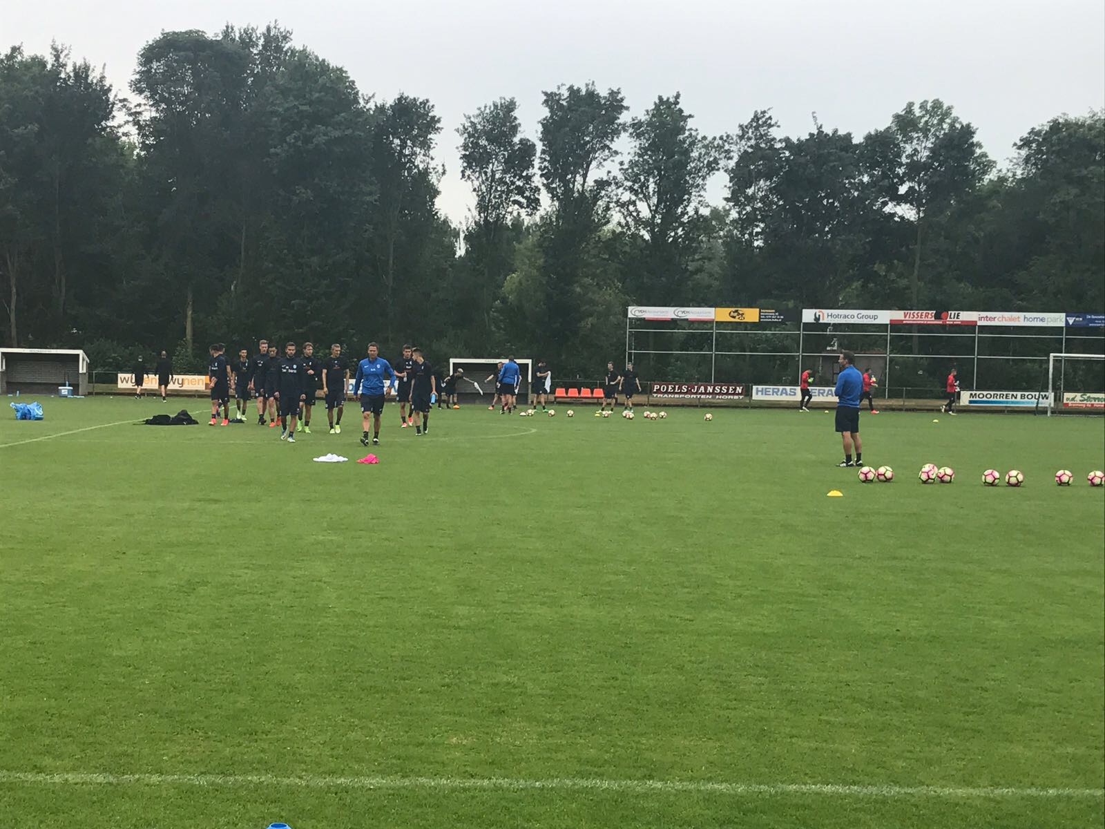 KRC Genk begint aan tweede dag oefenstage in Horst